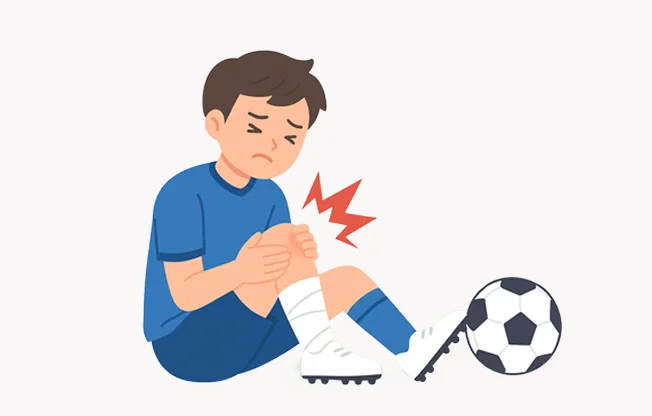 スポーツによる怪我や障害